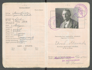 Edvard Munch sitt pass